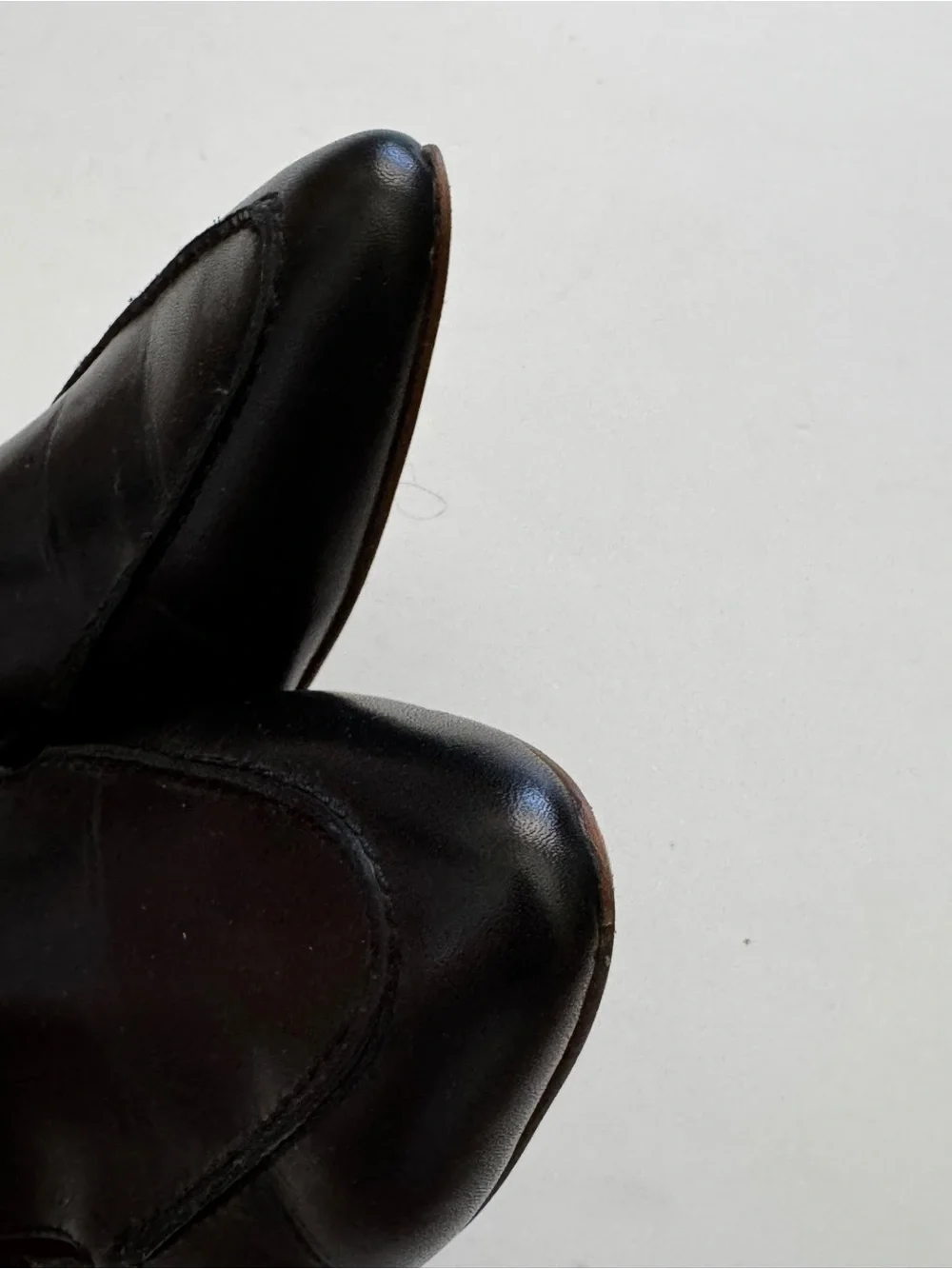 Madewell Black Frances Skimmer Pointed Leather Slip-On Loafers size 8.5